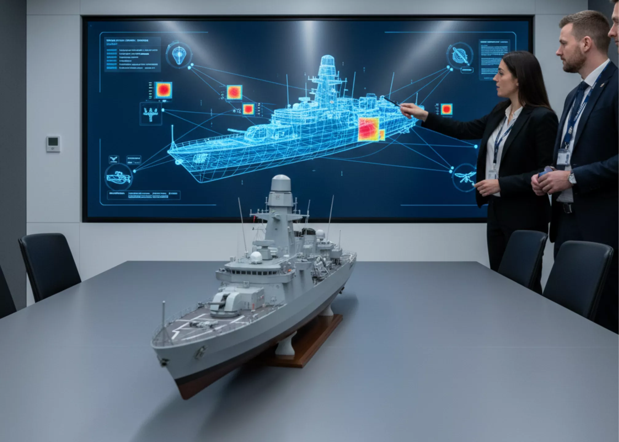 physical defence models - battleship