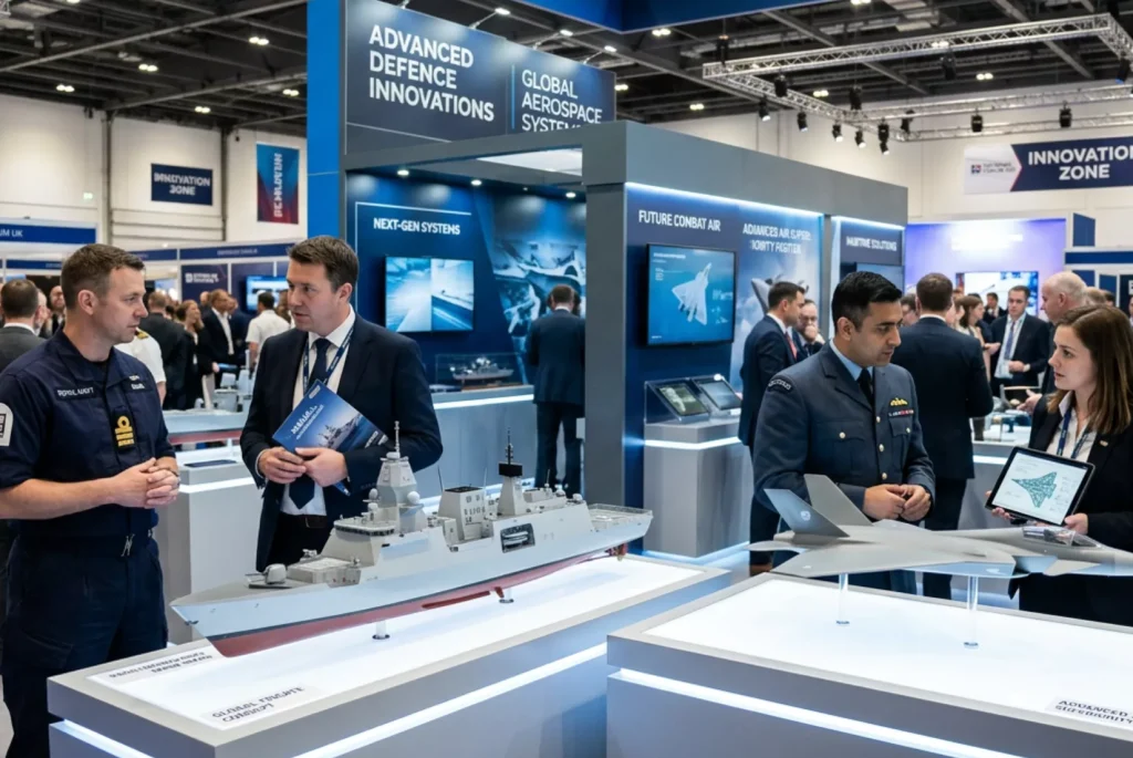 How Exhibition Defence Models Are Used at DSEI and Farnborough