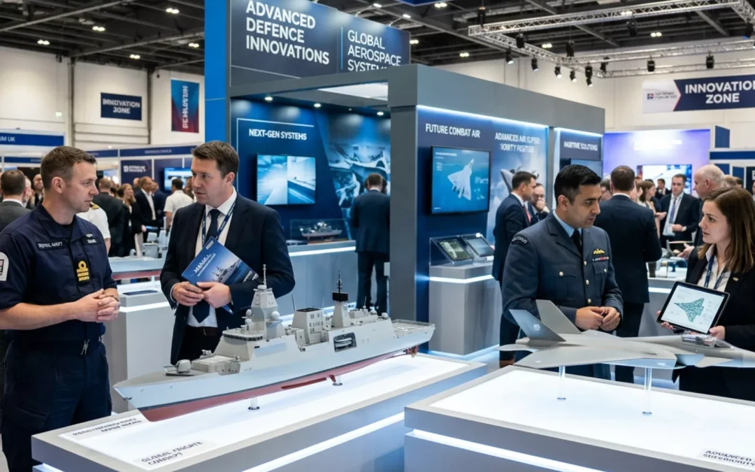 How Exhibition Defence Models Are Used at DSEI and Farnborough
